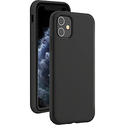 Coque iPhone 11 Silicone SoftTouch Noire Bigben