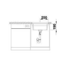 Blanco Evier sous plan Etagon 500-U 521841 pas cher