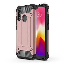 Wewoo Coque Renforcée en TPU + PC pour Motorola Moto P40 Play Or rose