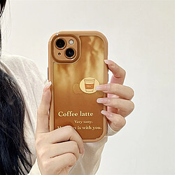 GUPBOO Étui pour iPhone11ProMax Premium Sense Rendering Latte Coffee Creative Phone Case Soft