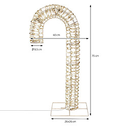 Acheter Ecd Germany LED canne à sucre éclairage de Noël minuterie décoration Noël IP44 blanc chaud