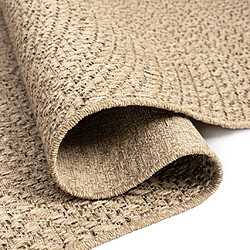 Acheter vidaXL Tapis ZIZUR 120x120 cm aspect de jute intérieur et extérieur