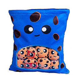 Universal Mignon coussin farci biscuit enlever moelleux moelleux cadeau créatif pour les filles | Oreiller en peluche (bleu)