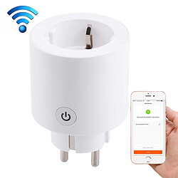 Wewoo Prise Connectée blanc JH-G01E 10A 2.4 GHz WiFi Contrôle Smart Home Power Socket Fonctionne avec Alexa et Google Home, AC 100-240 V, UE Plug