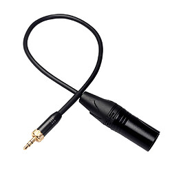 Avis Câble de Microphone XLR vers Jack 3,5 mm TRS Stéréo Mâle Vers XLR Mâle pour Enregistreurs, Cartes Son