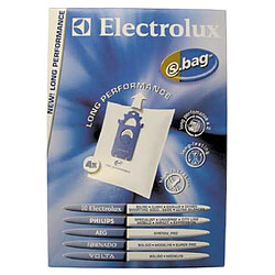 SACHET DE SACS S-BAG X12 POUR PETIT ELECTROMENAGER ELECTROLUX - E201M