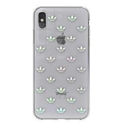 Adidas Coque de Protection pour iPhone XS Max Originals Trefoil Transparent