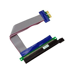 Wewoo Câble d'extension Flex PCI-E Express 16X vers 1X