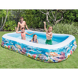 INTEX Piscine Swim Center Family 305x183x56 cm Design de vie marine