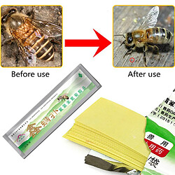 Avis 200pcs Pro Apiculture Fluvalinate Bee Mite Varroa Killer Strip Fournitures