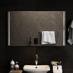 Avis Maison Chic Miroir à LED,Miroir Lumineux LED pour salle de bain,Miroir decoration 100x60 cm -MN50858