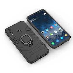 Acheter Wewoo Coque Housse de protection antichoc PC + TPU pour HuP Smart (2019), avec support d'anneau magnétique (noir)