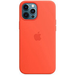 Avis Apple Coque en silicone MagSafe pour l'iPhone 12 Pro Max - Electric Orange