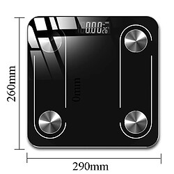 Universal Nouvelle balance de graisse de fuselage intelligente Bluetooth Mesure électronique de la graisse Balance humaine d'hygiène LED Balance numérique de salle de bains | Balance de salle de bains (rose) pas cher