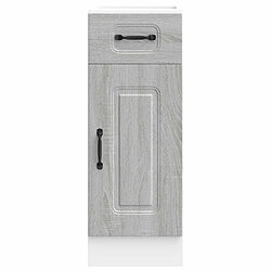 Avis vidaXL Armoire de cuisine Kalmar sonoma gris bois d'ingénierie