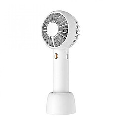 Portable Pour Ventilateur Ventilateur Rechargeable Usb Portatif Appareils Réglables à 3 Vitesses( Blanc)