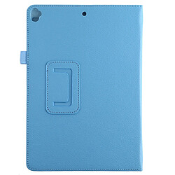 Avis Wewoo Housse Étui Coque Etui à rabat horizontal en cuir avec support pour iPad 10.2 / 10.5 litchi bleu ciel