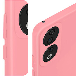 Avizar Coque pour Honor 90 Semi-rigide Soft-touch Fast Cover Rose pas cher