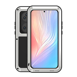 Coque en silicone, antichoc, anti-chute, anti-poussière argent pour votre Huawei P50 Pro