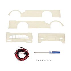 Body Encerclement Body Shell Avec Feu Arrière Avant Pour WPL D12 1:10 RC Beige