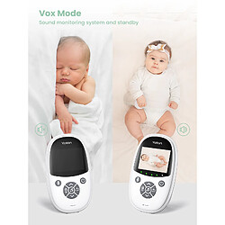 Avis Yoton Babyphone Vidéo Caméra avec Moniteur pour Bébé - Écran 2,4 Pouces - Interphone Température Berceuses Vision Nocturne Mode VOX