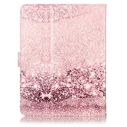 Avis Wewoo Housse Étui brun et rose pour 8 pouces Tablette Tactile Or Pattern à rabat horizontal universel en cuir avec titulaire fentes cartes porte-monnaie