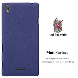 Cadorabo Coque Sony Xperia T3 Etui en Bleu