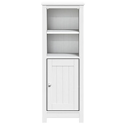 Avis Maison Chic Armoire de salle de bain,Meuble de rangement,Meuble haut BERG blanc 40x34x110 cm pin massif -GKD283048