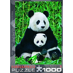 Acheter Eurographics Panda et bAbA Puzzle 1000 piAces Multicolore 6000-0173