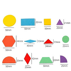 Acheter Universal Puzzle de formes de tangram en bois jeu de motifs géométriques magnétiques jouets éducatifs