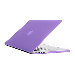 Avis Wewoo Housse Étui Violet pour Macbook Pro Retina 15,4 pouces A1398 de protection dur givré