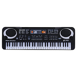 Avis Wewoo MQ-6106 Simulation d'enfants de piano électronique multi-fonctions de 61 touches multifonctions pour enfantsmusique EU Plug EU noir