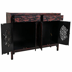 Avis Buffet Alexandra House Living Rouge Bois d'épicéa Bois MDF 36 x 106 x 136 cm