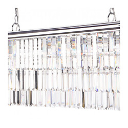 Acheter Luminaire Center Chandelier Eulalia Cristal,chrome poli 10 ampoules 38cm