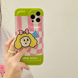 GUPBOO Étui pour iPhone11ProMax Pink Lingge Girl Porte-étui pour téléphone japonais et coréen Femme