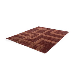 Vidal Tapis de laine 244x201 brun Juma