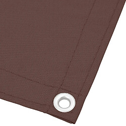 Avis vidaXL Écran de balcon marron 75x700 cm 100% polyester oxford