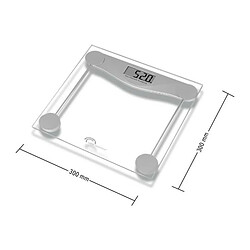 Avis Balance Numérique de Salle de Bain Little Balance SB2 Transparent Verre trempé 160 kg