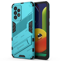 Coque en TPU antichoc avec béquille bleu clair pour votre Samsung Galaxy A33 5G