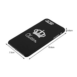 Universal Fashion King Queen Lovers Phone Mobile PC Case de gommage dur adapté à l'iPhone pas cher