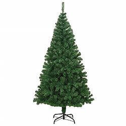 vidaXL Arbre de Noël artificiel avec branches épaisses vert 210 cm PVC