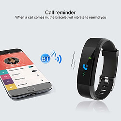 Acheter Wewoo Bracelet connecté Smartwatch 0,96 pouces couleur écran OLED, rappel d'appel de soutien / surveillance la fréquence cardiaque / pression artérielle / du sommeil / sédentarité (rouge)