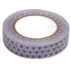 Rayher Washi Tape étoiles blanc-violet