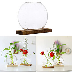 2x Mignon Clair Hydroponique Plantes Vase Fleur Ampoule Bureau Décor Planteur Cadeaux