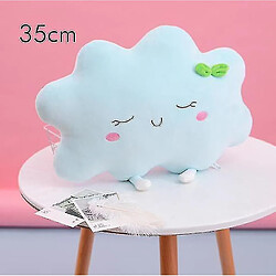 Universal 35 cm nuages bleus 1pc mignon soleil et nuage oreiller en peluche en peluche caisse douce nuage de soleil