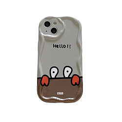 General Coque de protection pour téléphone portable adaptée pour l'iphone 14 plus Coque Creative Cute Phone Case Frame Wavy Edge Protection complète Soft Tpu Coque de téléphone antichoc Convient pour les femmes filles