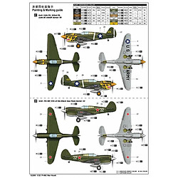 Trumpeter Maquette Avion P-40e War Hawk pas cher