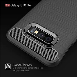 Wewoo étuis Coque Housse en TPU texturée et fibre de carbone pour Galaxy S10e