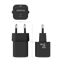 Acheter Chargeur mural Aisens ASCH-35W1P023-BK Noir 35 W (1 Unité)