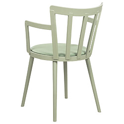 Beliani Chaise de salle à manger Set de 4 Vert clair MORILL pas cher